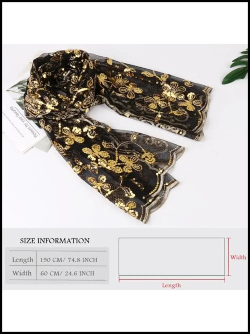 Sequin Floral Sheer Mesh Shawl Wrap for Evening Dresses Wedding Party